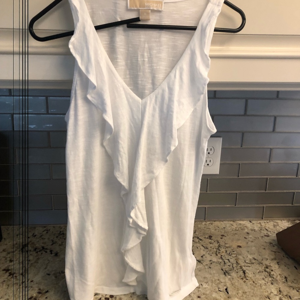 Michael Kors White Tank top Blouse